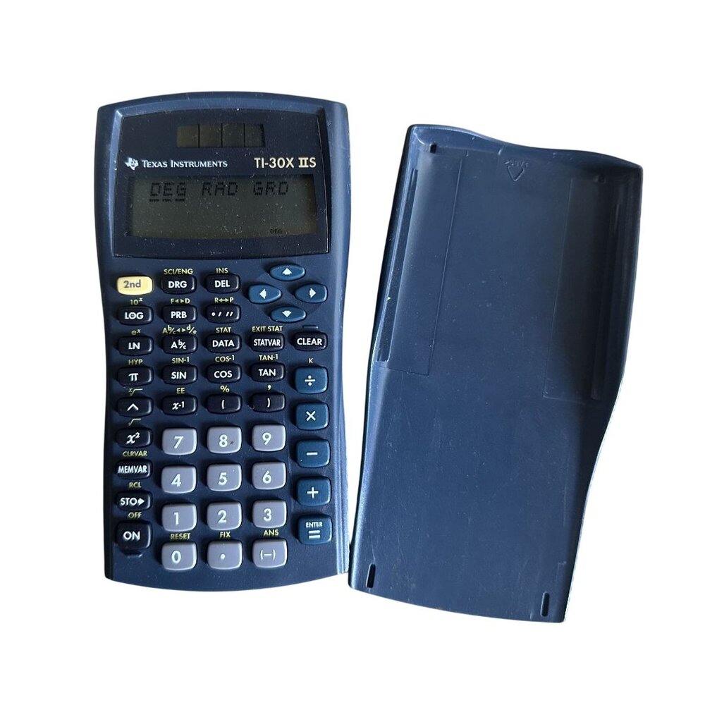 Texas Instruments TI-30X IIS Scientific Calculator Vintage Solar Calculator
